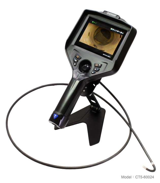 ICTK-863 Industrial 2.4 TFT LCD Video Borescope Car Pipe Inspection 10mm  Camera 180° Image Rotation - Tekcoplus Ltd.