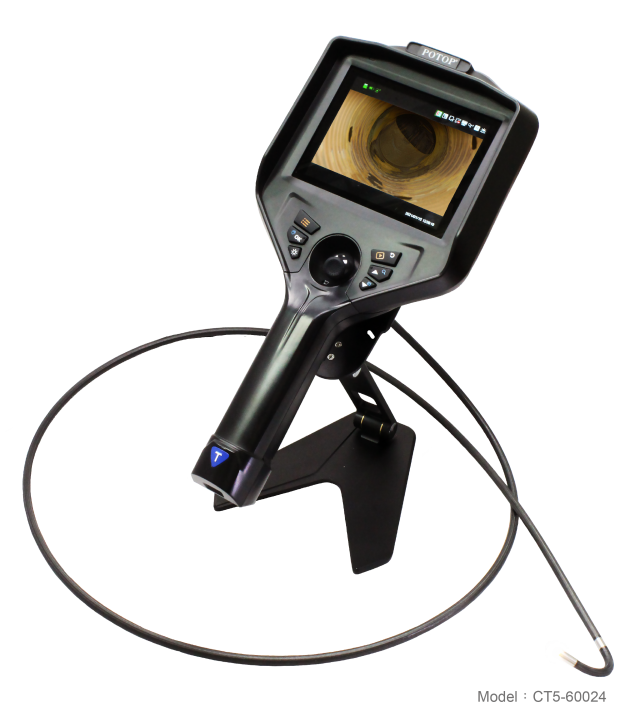 CT Series 5.1" HD Video Borescope Tungsten Probe 360°