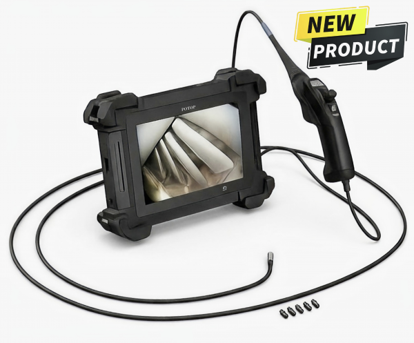 KM10 Series 10＂ HD Video Borescope Tungsten Probe 360°