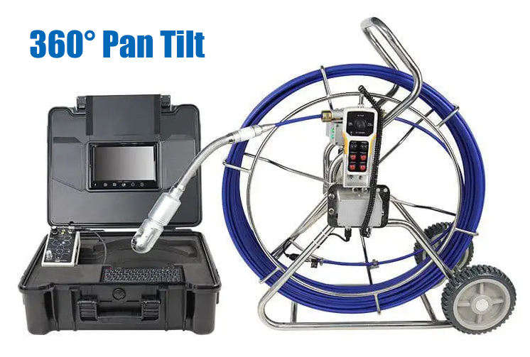CB9 Series 9＂ TFT screen 360° Pipe Inspection  Camera Sewer Drain Video Borescope